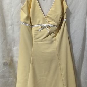 Yellow Taboo halter dress size M